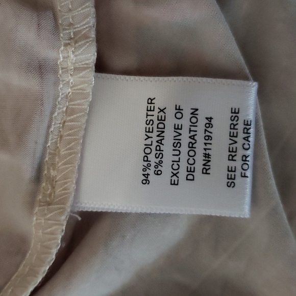 Floral Aztec Top. Lace. Vertical Lines. Vertical Stripes. Crepe - Picture 12 of 14